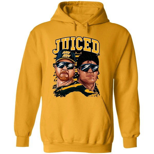 Juiced Bash Brothers Mark Mcgwire And Jose Canseco Oakland Athletics Hoodie