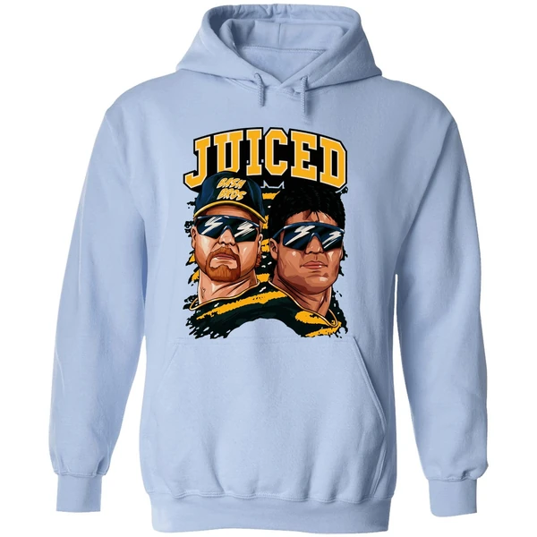 Juiced Bash Brothers Mark Mcgwire And Jose Canseco Oakland Athletics Hoodie - Image 4