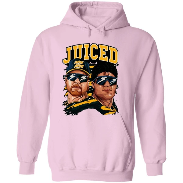 Juiced Bash Brothers Mark Mcgwire And Jose Canseco Oakland Athletics Hoodie - Image 5