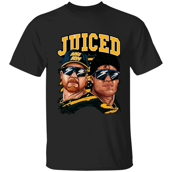 Juiced Bash Brothers Mark Mcgwire And Jose Canseco Oakland Athletics Shirt