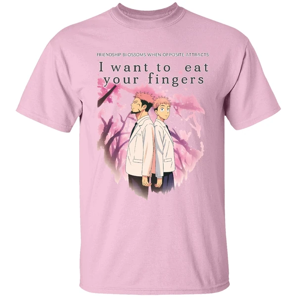 Jujutsu Kaisen Friendship Blossoms When Opposite Attracts I Want To Eat Shirt Jujutsu Kaisen Friendship Blossoms When Opposite Attracts I Want To Eat Shirt