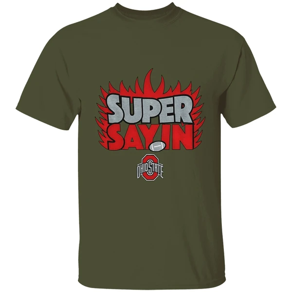 Julian Sayin Super Saiyan Ohio State Buckeyes Nfl Football Logo Shirt - Image 3