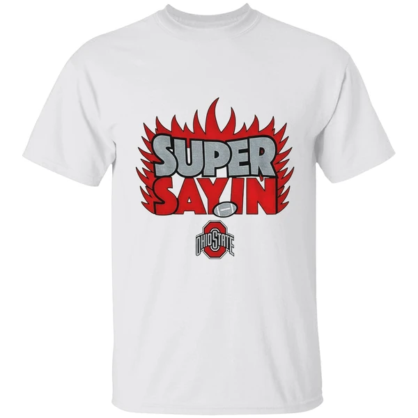 Julian Sayin Super Saiyan Ohio State Buckeyes Nfl Football Logo Shirt - Image 9