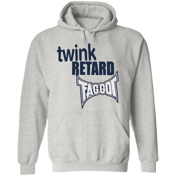 Junathrifts Twink Retard Faggot And I Have A Gun Hoodie - Image 9