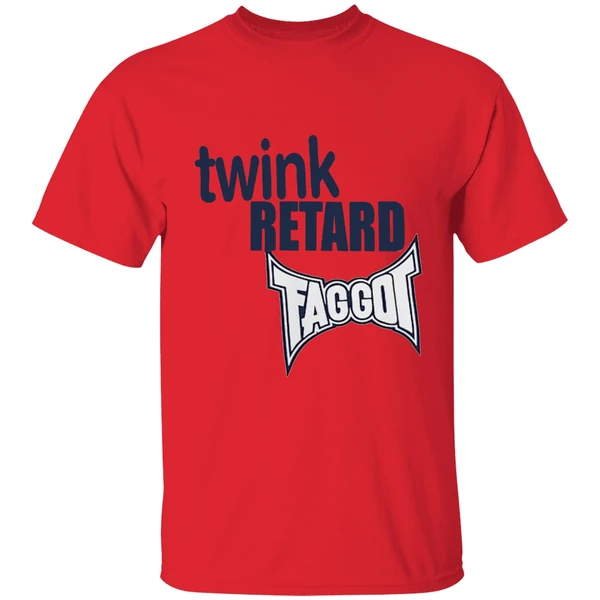 Junathrifts Twink Retard Faggot And I Have A Gun Shirt - Image 4