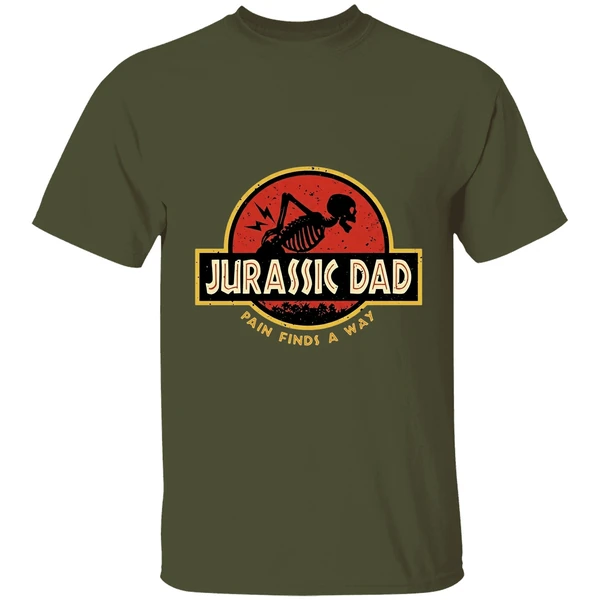 Jurassic Dad Pain Finds A Way Shirt - Image 4