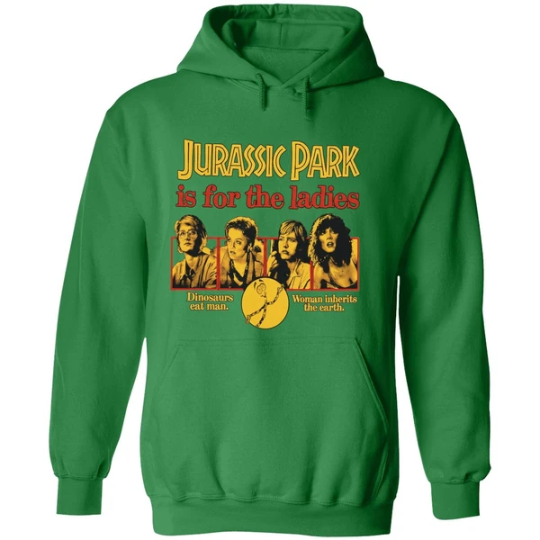 Jurassic Park Is For The Ladies Hoodie - Image 2