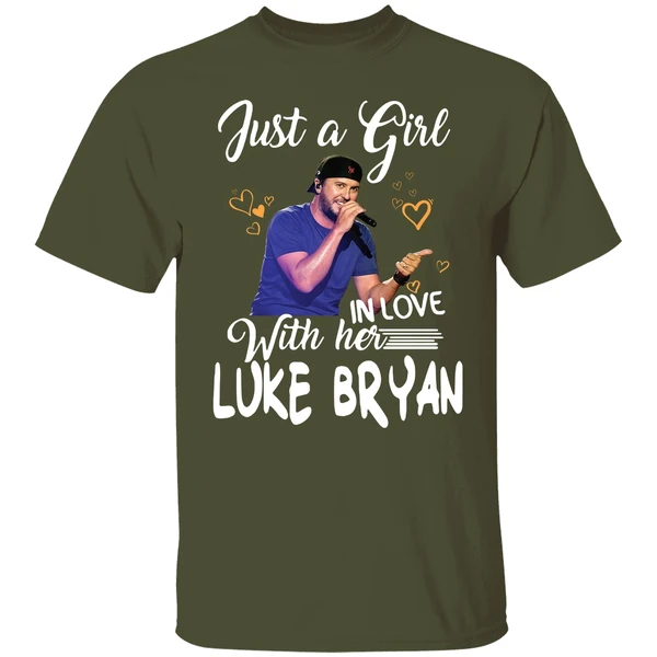 Just A Girl In Love With Her Luke Bryan Shirt - Image 3