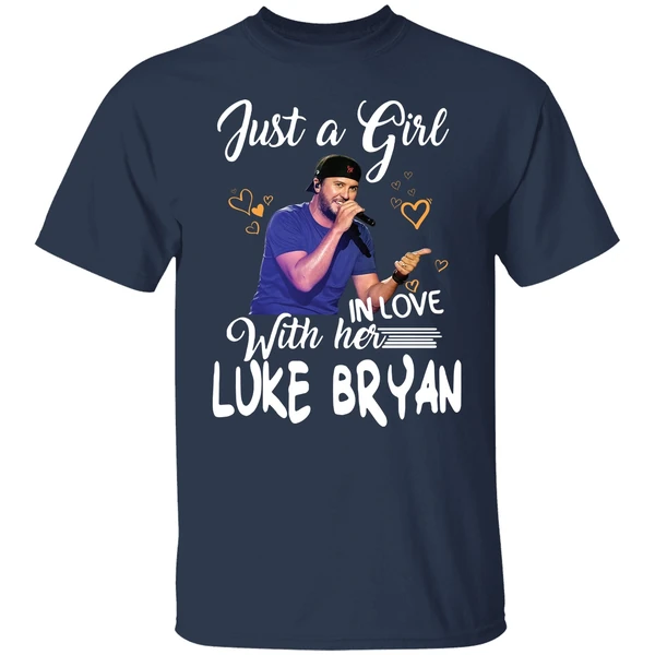 Just A Girl In Love With Her Luke Bryan Shirt - Image 4