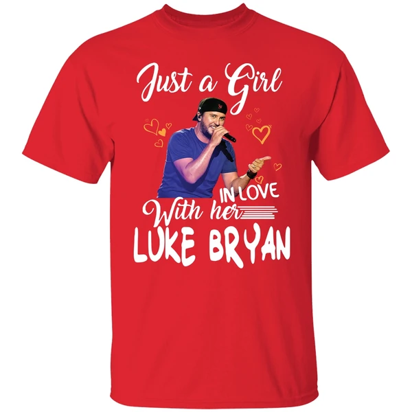 Just A Girl In Love With Her Luke Bryan Shirt - Image 6