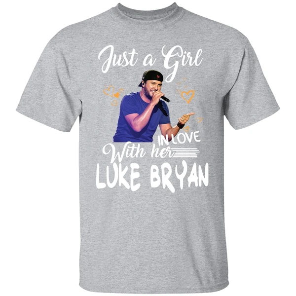 Just A Girl In Love With Her Luke Bryan Shirt - Image 8