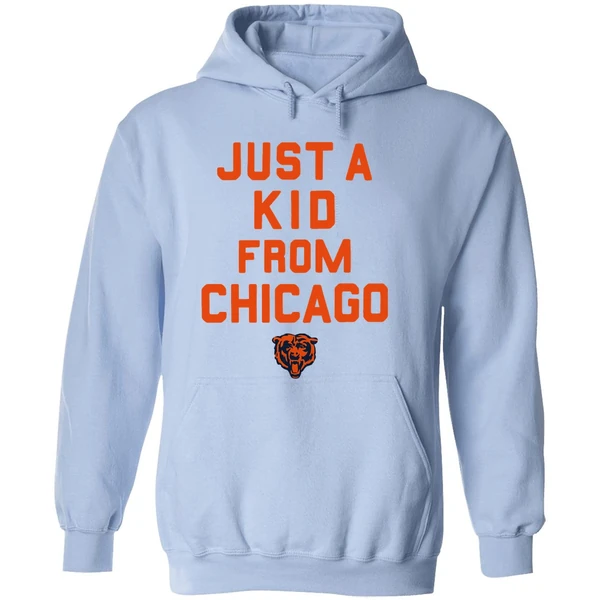 Just A Kid From Chicago Bears Hoodie - Image 4