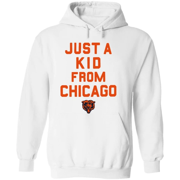 Just A Kid From Chicago Bears Hoodie - Image 8