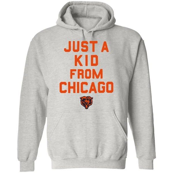 Just A Kid From Chicago Bears Hoodie - Image 9
