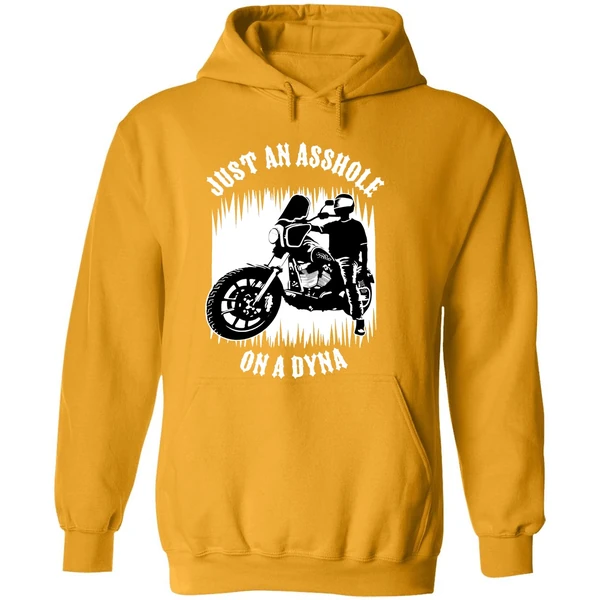 Just An Asshole On A Dyna Hoodie