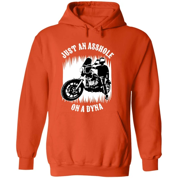 Just An Asshole On A Dyna Hoodie - Image 6