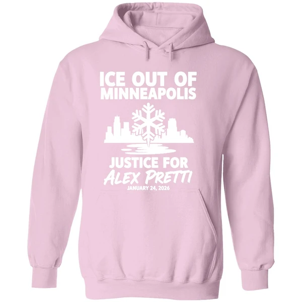 Justice For Alex Pretti Murdered By Ice In Minneapolis Anti Ice Hoodie - Image 5
