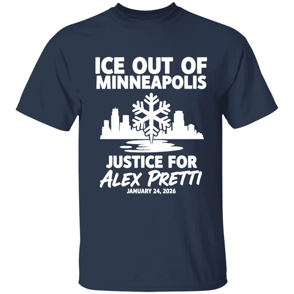 Justice For Alex Pretti Murdered By Ice In Minneapolis Anti Ice Shirt - Image 5