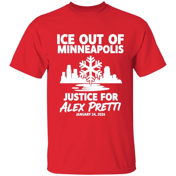 Justice For Alex Pretti Murdered By Ice In Minneapolis Anti Ice Shirt - Image 7