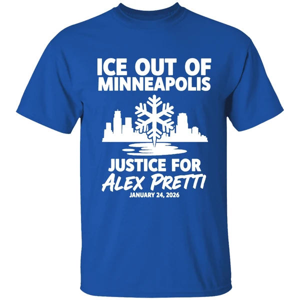 Justice For Alex Pretti Murdered By Ice In Minneapolis Anti Ice Shirt - Image 8