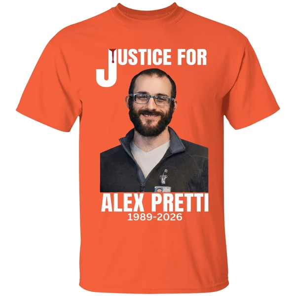 justice for alex pretti shirt orange