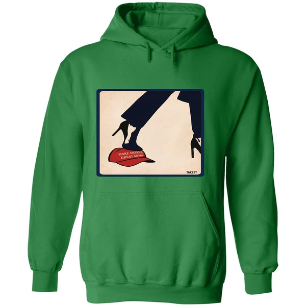 Kamala 2024 Anti Maga High Heels Step On Red Hat Hoodie - Image 2