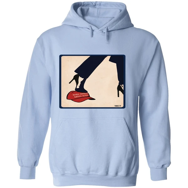 Kamala 2024 Anti Maga High Heels Step On Red Hat Hoodie - Image 4