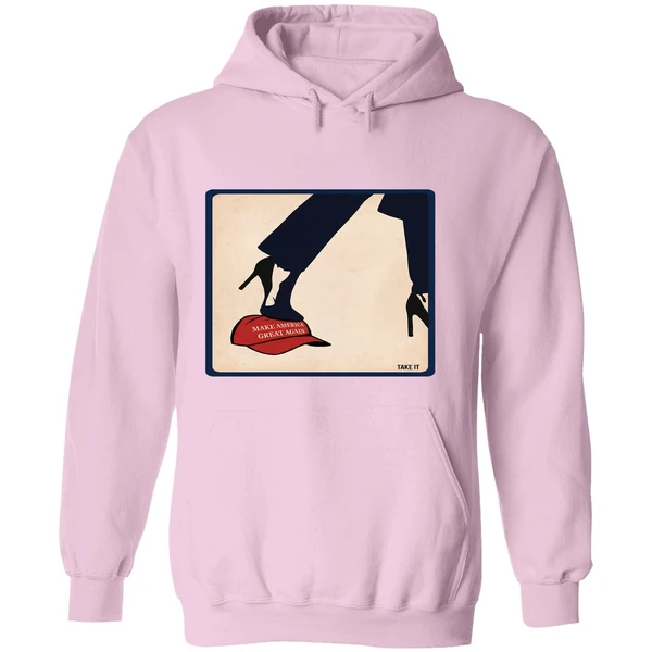 Kamala 2024 Anti Maga High Heels Step On Red Hat Hoodie - Image 5