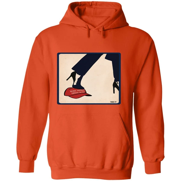 Kamala 2024 Anti Maga High Heels Step On Red Hat Hoodie - Image 6