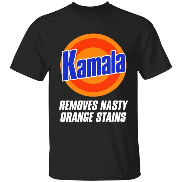 Kamala Removes Nasty Orange Stains Shirt
