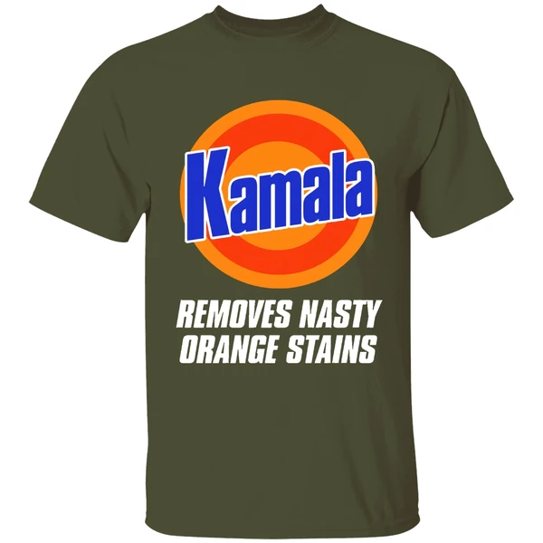 Kamala Removes Nasty Orange Stains Shirt - Image 4