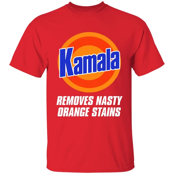 Kamala Removes Nasty Orange Stains Shirt - Image 7
