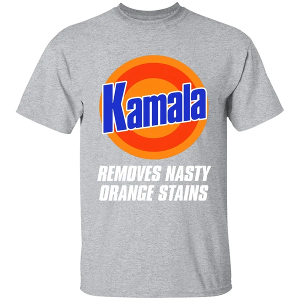 Kamala Removes Nasty Orange Stains Shirt - Image 9