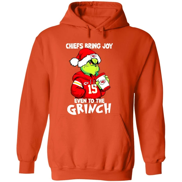 Kansas City Chiefs Bring Joy Even To The Grinch Patrick Mahomes Hoodie - Image 6