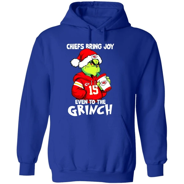 Kansas City Chiefs Bring Joy Even To The Grinch Patrick Mahomes Hoodie - Image 7