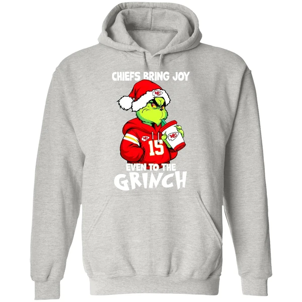 Kansas City Chiefs Bring Joy Even To The Grinch Patrick Mahomes Hoodie - Image 9