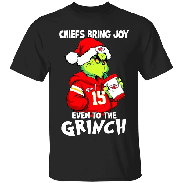Kansas City Chiefs Bring Joy Even To The Grinch Patrick Mahomes Shirt