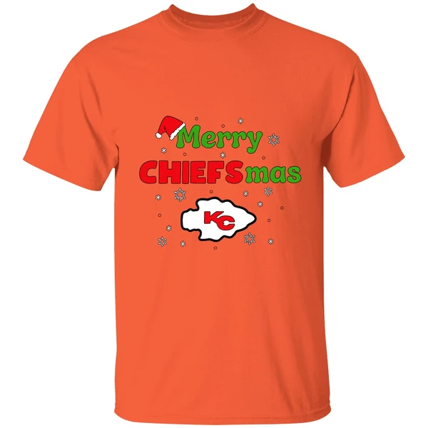 Kansas City Chiefs Merry Chiefsmas Christmas Shirt - Image 5