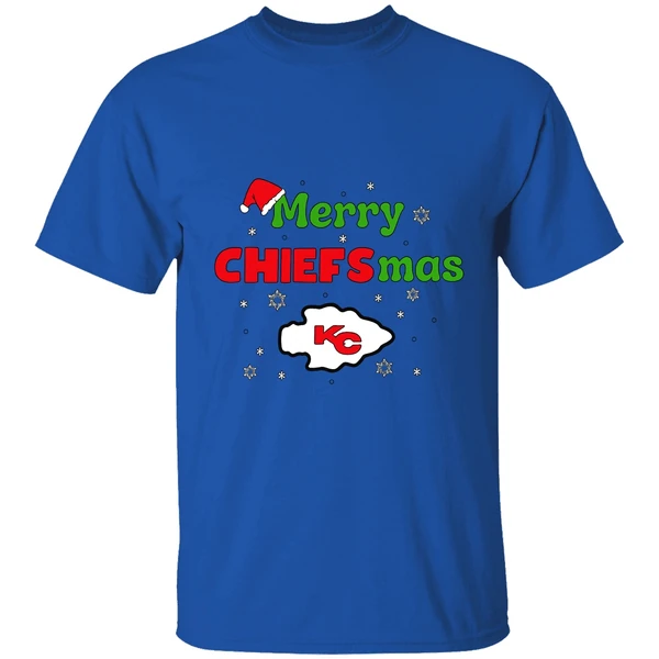 Kansas City Chiefs Merry Chiefsmas Christmas Shirt - Image 7