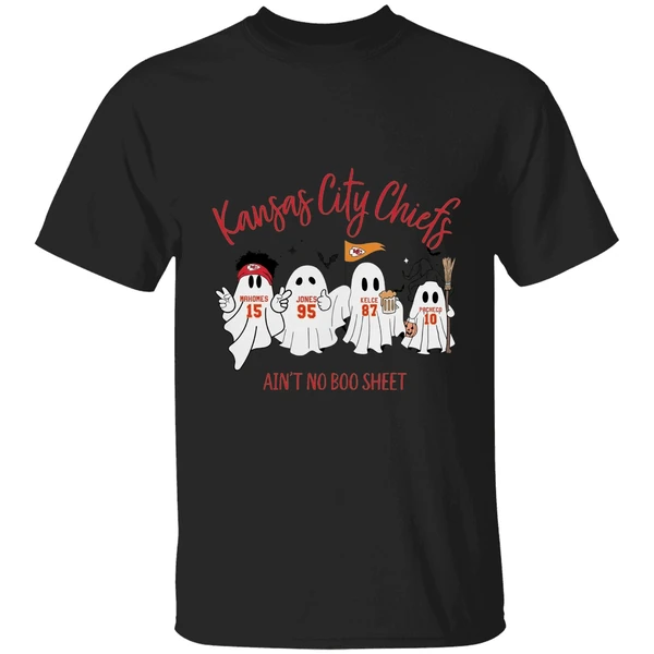 Kansas City Chiefs Team Aint No Boo Sheet Halloween Ghost Shirt