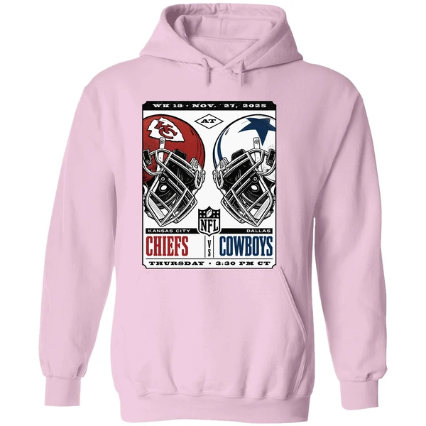 Kansas City Chiefs Vs Dallas Cowboys Nfl Game Week 13 November 27 2025 Hoodie - Image 5
