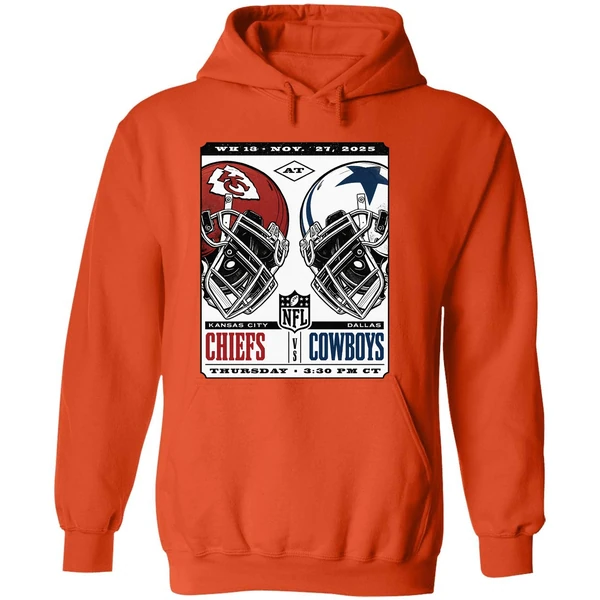 Kansas City Chiefs Vs Dallas Cowboys Nfl Game Week 13 November 27 2025 Hoodie - Image 6