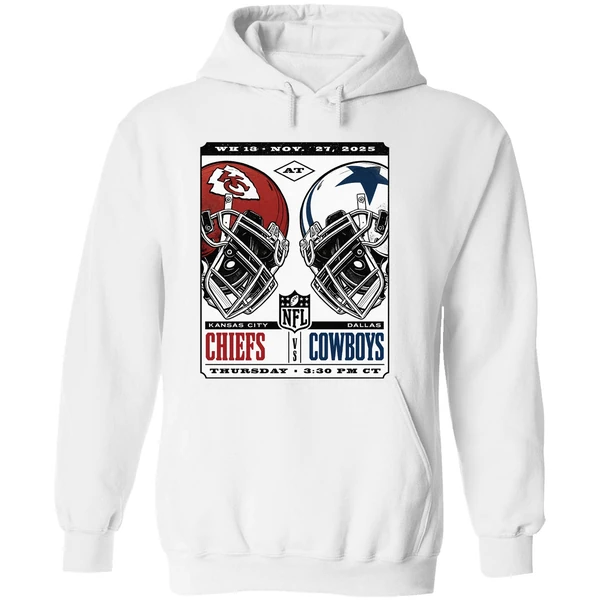 Kansas City Chiefs Vs Dallas Cowboys Nfl Game Week 13 November 27 2025 Hoodie - Image 8