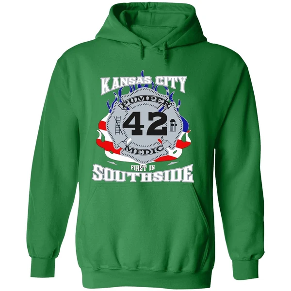 Kansas City First In Southside 42 Pumper Medic Hoodie - Image 2