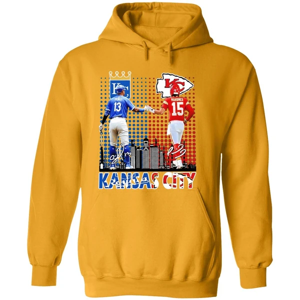 Kansas City Royals Kansas City Chiefs Skyline Hoodie