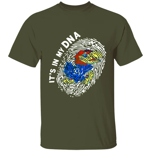 Kansas Jayhawks Its In My Dna Shirt - Image 3