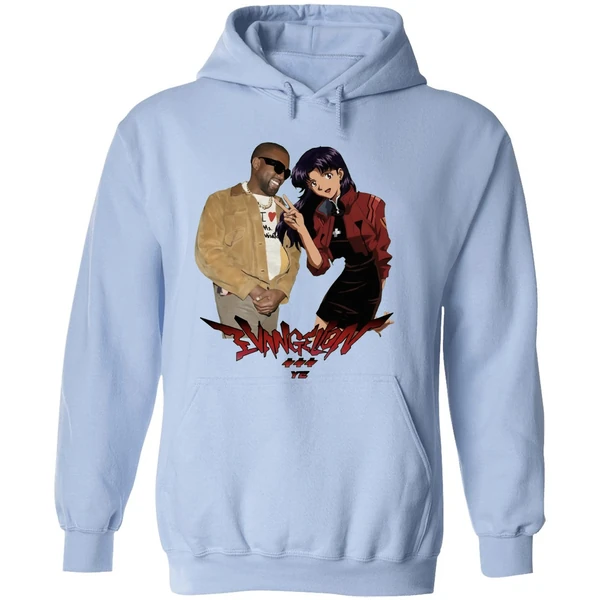 Kanye West Evangelion Misato Ye Hoodie - Image 4