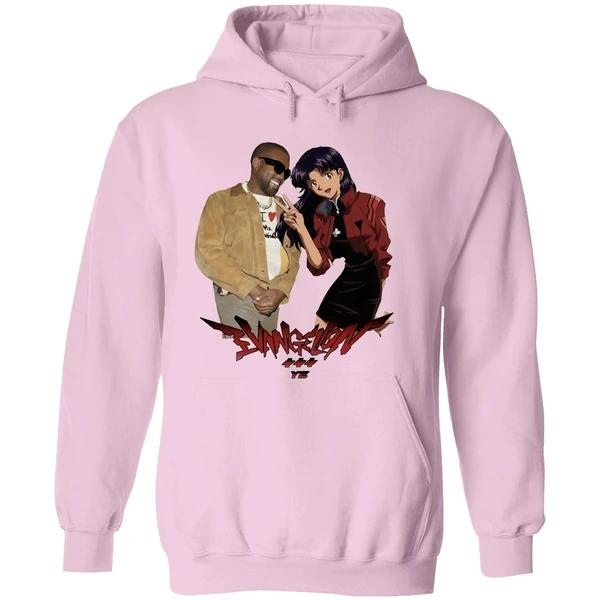 Kanye West Evangelion Misato Ye Hoodie - Image 5