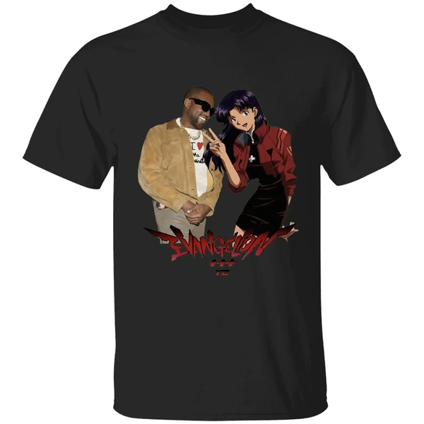 Kanye West Ye Misato Katsuragi Neon Genesis Evangelion Shirt