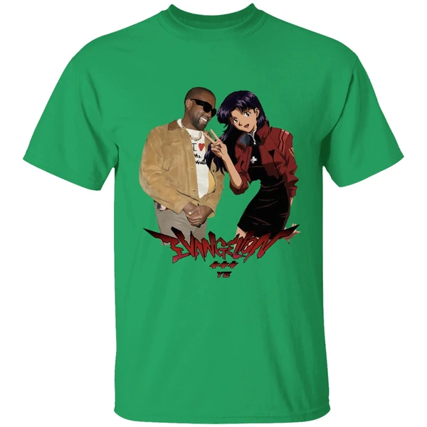 Kanye West Ye Misato Katsuragi Neon Genesis Evangelion Shirt - Image 2